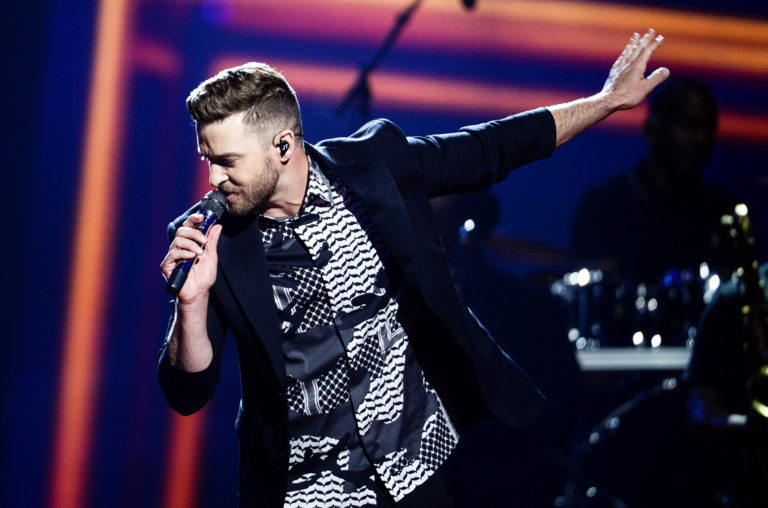 Justin Timberlake Performing 2015 Half-Time Show