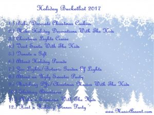Holiday Bucketlist