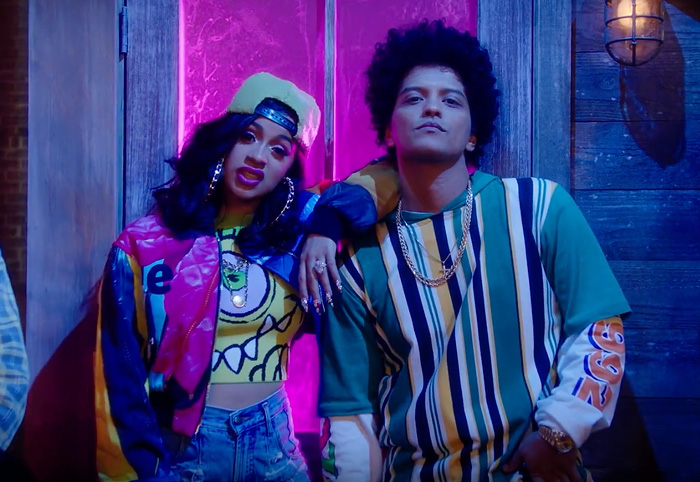 Bruno Mars and Cardi B Performing At The Grammy Awards