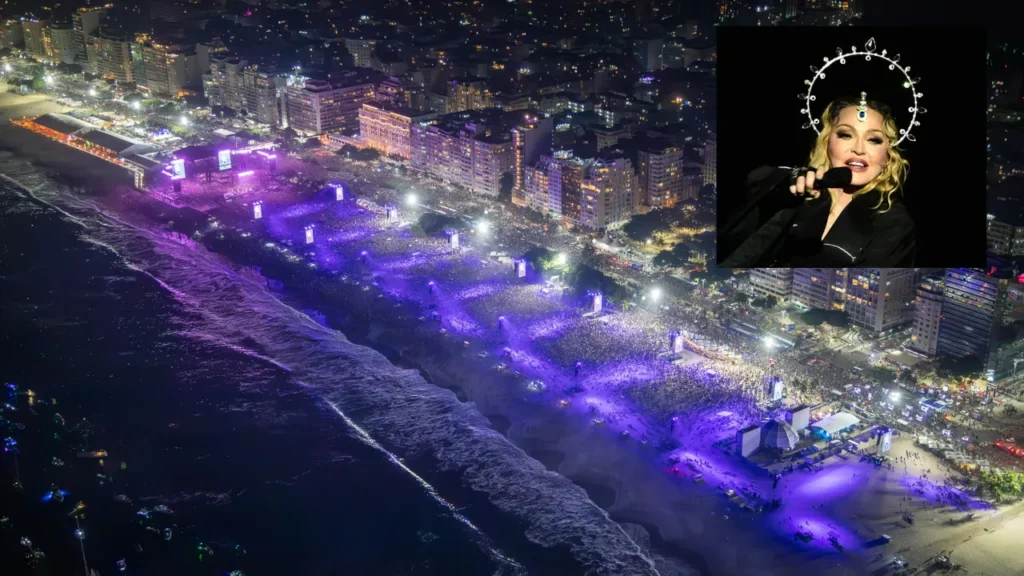 Madonna Performs Record-Breaking Concert at Copacabana Beach in Brazil